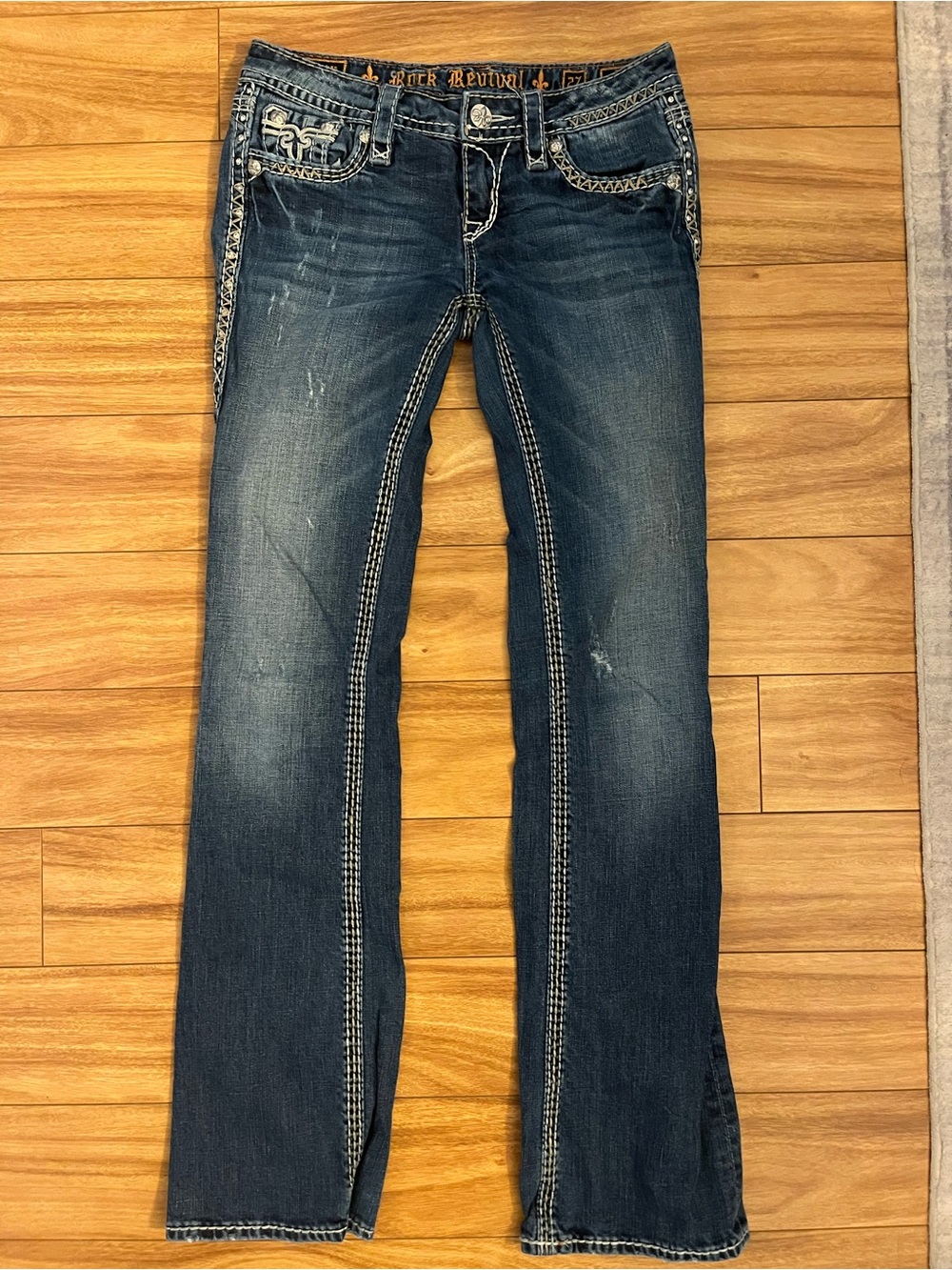 Rock Revival Women’s Kai Low Rise Bootcut Jeans